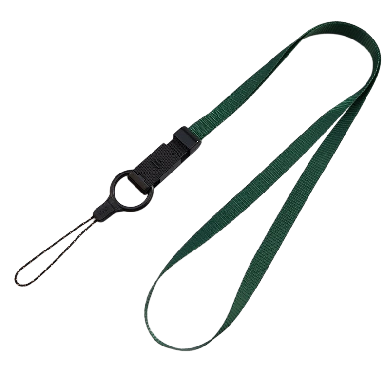 Scanner lanyard solid color long hanging rope hanging neck rope removable pendant ring buckle rope