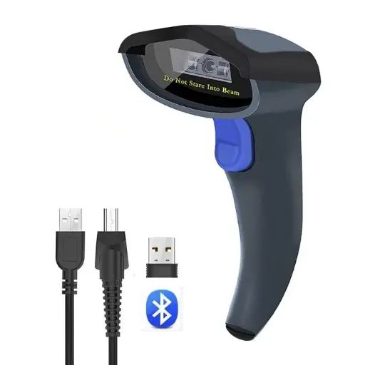 USB Wired 2.4G Wireless Barcode Scanner CCD 1D Barcode Image Reader